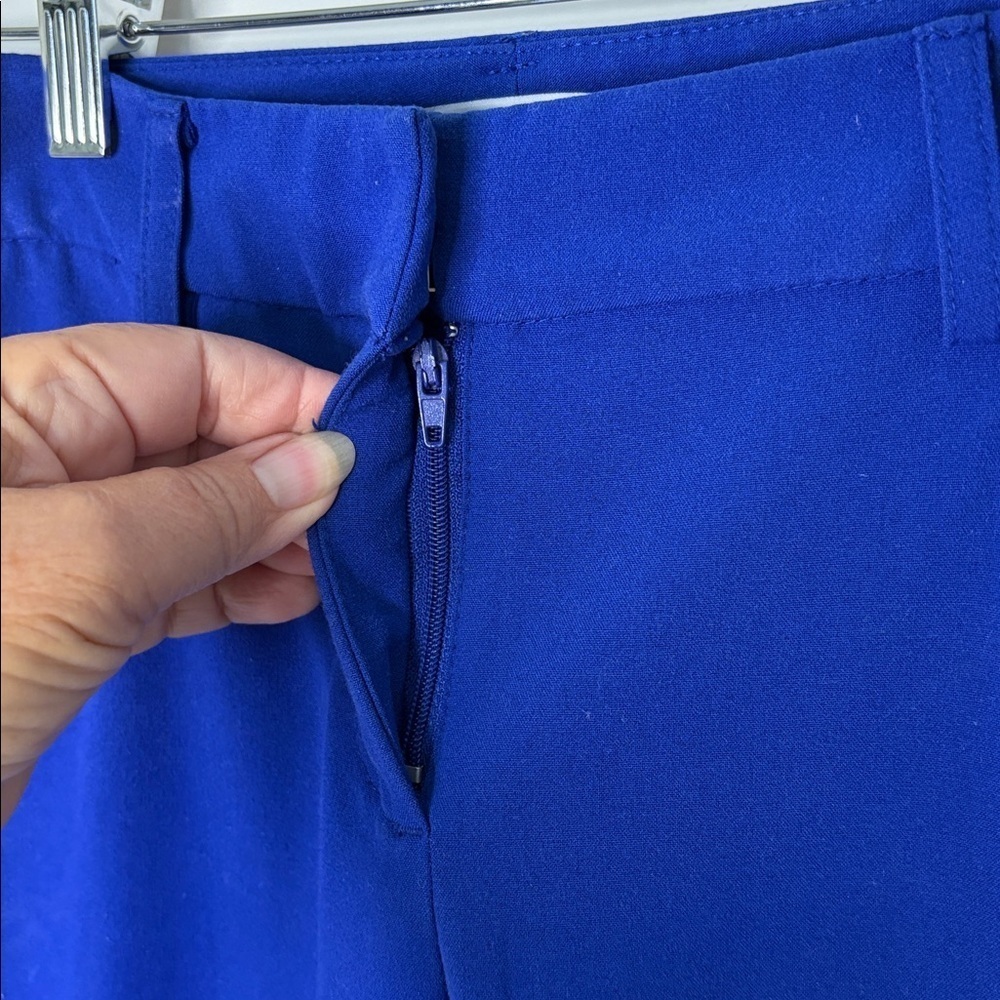 New York & Company Royal Blue Flare Pants. 0 Average - Picture 3 of 14
